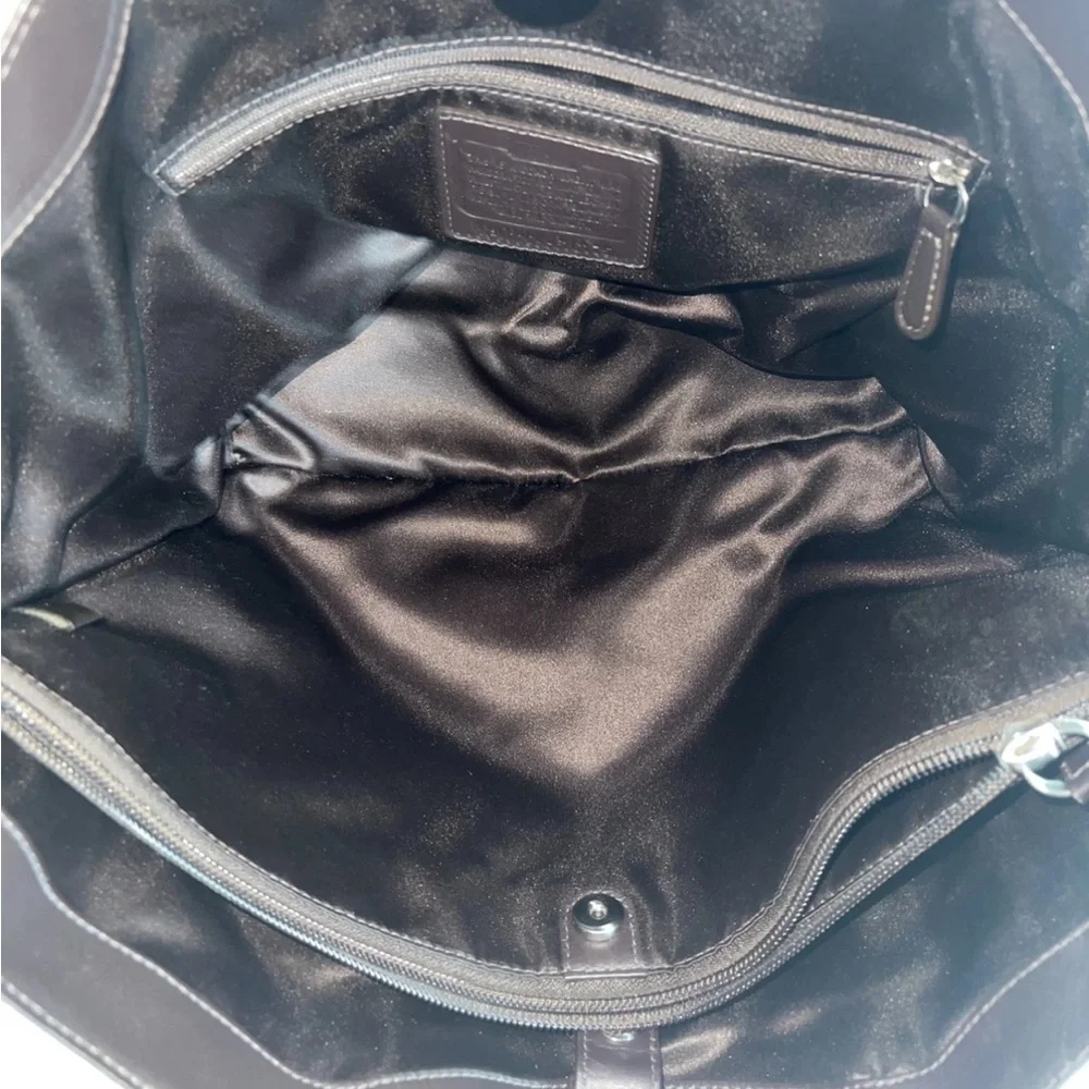 Coach Tan and Brown Signature Tote​